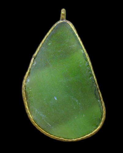 Ancient roman glass fragment - ancient,
