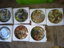 Collectors Plates Wind In The Willows  Set Of 7