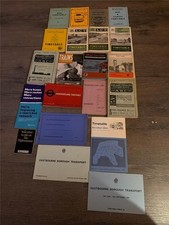 JOB LOT OF BUS TIMETABLES ETC (JL163)