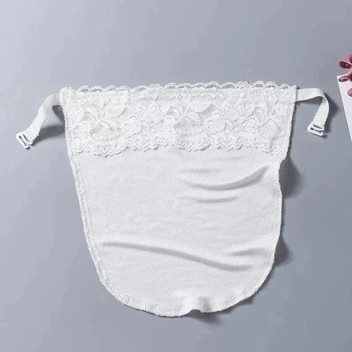 Lady lace clip mock - lace,