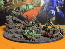 Warhammer 40K - Games Workshop - Ork Gretchin / Grots - Runtherd - Squig Diorama