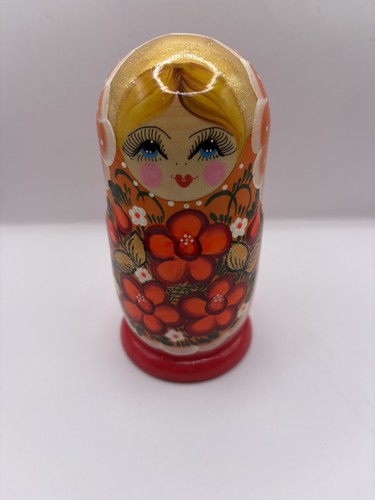 Red matryoshka russian - red,