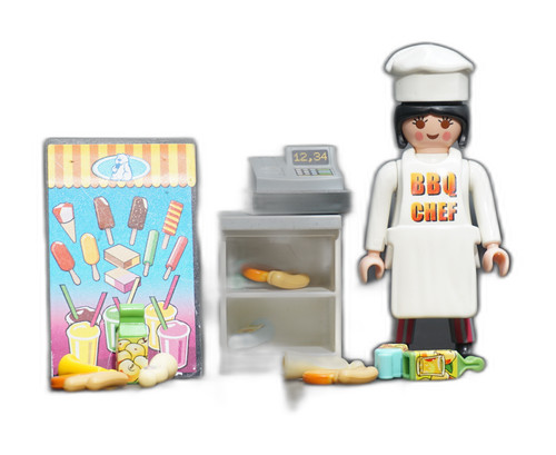 Playmobil figure chef kitchen