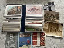 Modern Postcard Album Military theme Napoleonic Wars, Plymouth, Trams etc; 