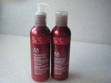BODY SHOP  " NATRULIFT " CREAM CLEANSER + TONER WITH POMEGRANATE - RARE -NEW