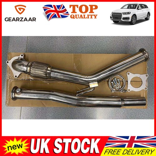 Stainless exhaust decat de - 3",