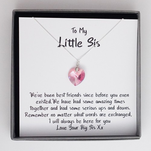 Little sis necklace gift - sis,