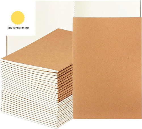 Pack kraft notebooks 60 - 30, notebooks,