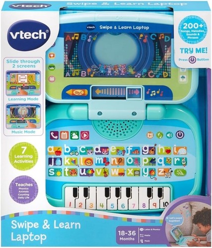Vtech swipe learn laptop - &,