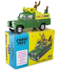 CORGI - 472 Land Rover P.A. Vehicle. New Boxed Re-Issue. Die Cast Vehicle.