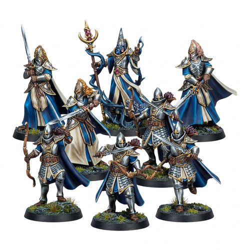 Elf fighters warband - elf,