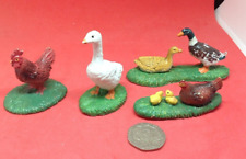 Farm yard plastic model birds . Free UK Postage
