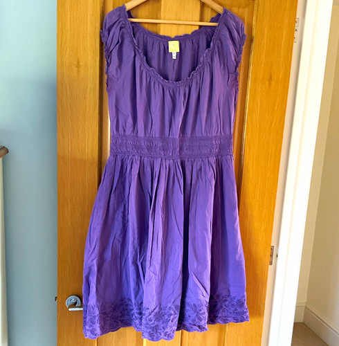 Joules purple scoop neck - purple,