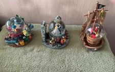 Disney snow globes please read discription Peter Pan,sleeping beauty,bugs life 