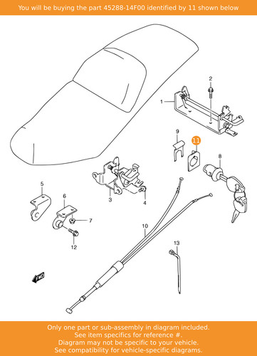 Suzuki guide cable - suzuki, guide,