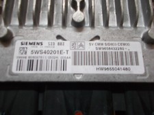 CITROEN 2005+ 2.0HDI PARTNER BERLINGO PEUGEOT ENGINE ECU SIEMENS SW9655041480
