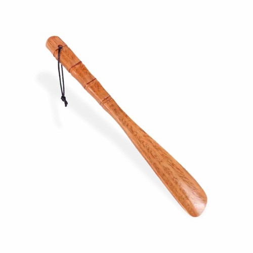 Wooden shoe horn long handle - horn,