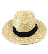 Foldable Panama Sun Hat with