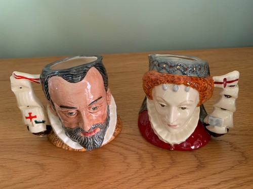 Pair royal doulton character - pair,
