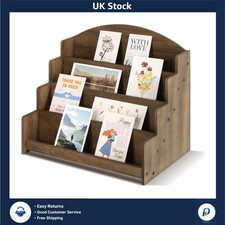 Rustic Brown 4-Tier Wooden