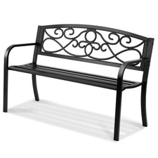 Outdoor Bench 50 in Metal