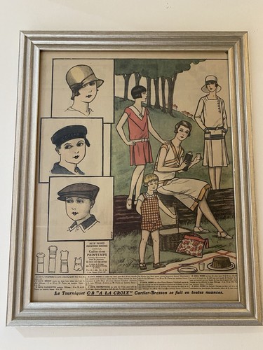 Vintage french prints 1920 - vintage, 1920's