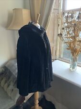 HERNO Resort No Fur Chinchilla Style Black Coat With Down Filled Inner IT 44