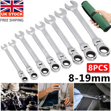 8Pcs Ratchet Spanner Set