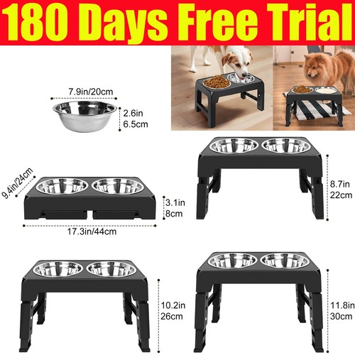 Dog food feeding stand - food,