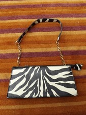 Zebra Print Purse Clutch Hand