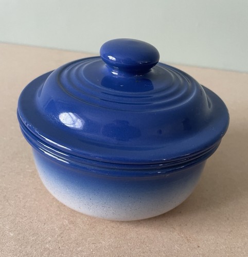 Vintage blue ombre stoneware - vintage,