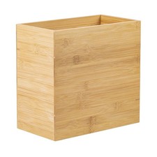 Vencier Bamboo Waste Paper Bin