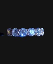 14 ct rose gold ring with 7