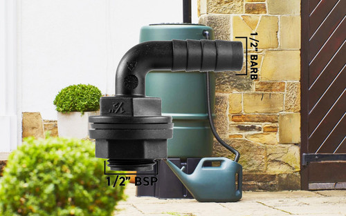 Rain barrel overflow solution - rain,