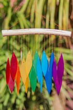 Glass Wind Chime Rainbow