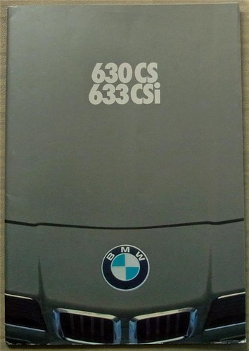 Bmw 630cs 633csi - bmw,