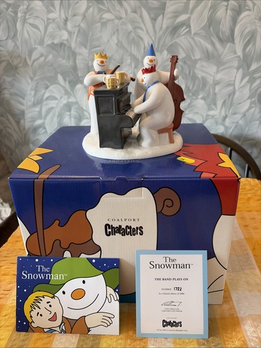 Coalport the snowman - snowman,