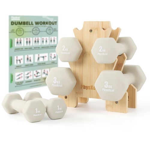 Dumbbells set with - dumbbells, storage