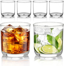 Whiskey Glasses Set of 6, PET