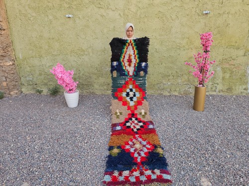 Vintage moroccan runner - moroccan, rug