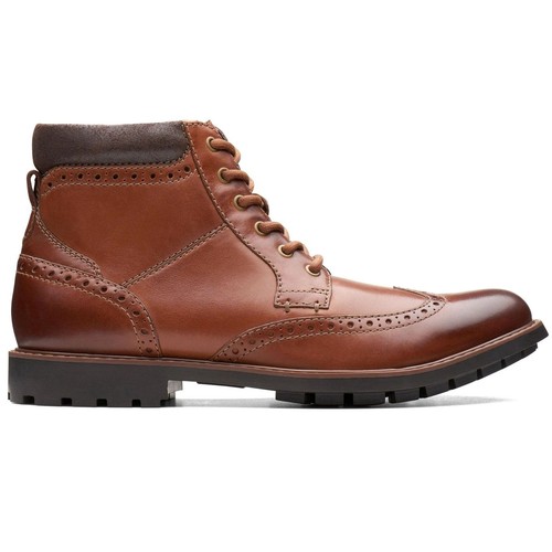 Clarks mens curington rise tan - curington,