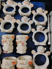 Egg cups napkin rings - 4,