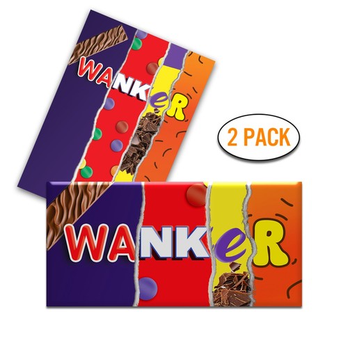Wanker funny chocolate bar - 2,