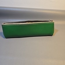 Vintage green pouch pencil - green,
