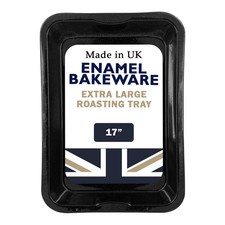 43.5cm Vitreous Enamel Roasting Tray Made in England