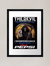 Diet Pepsi Framed Art Print