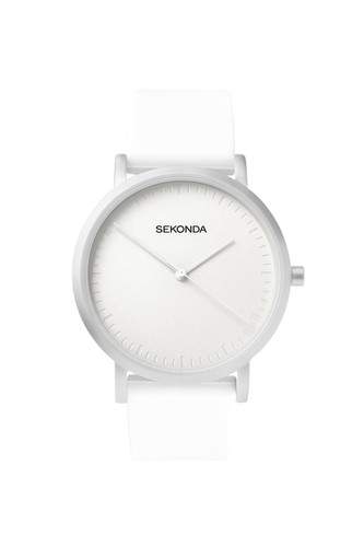 Sekonda ladies white silicone - ladies,