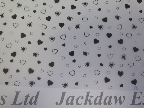 Printed vellum paper black - vellum,