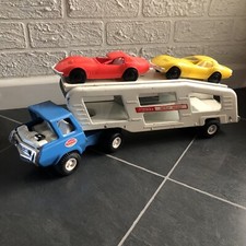 Vintage tonka car - vintage, transporter