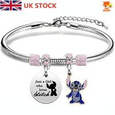 Stitch Charm Bracelet Gift for Daughter Niece Sister Girls Women Christmas Gifts